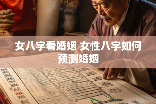 女八字看婚姻 女性八字如何预测婚姻 女八字看婚姻 女性八字如何预测婚姻