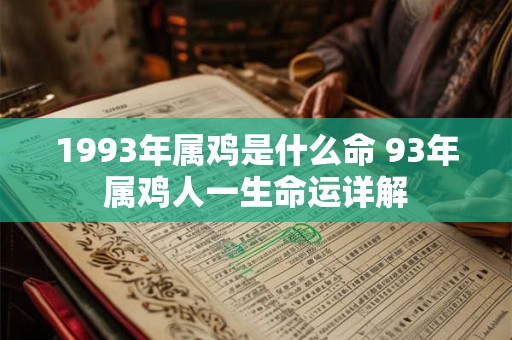1993年属鸡是什么命 93年属鸡人一生命运详解