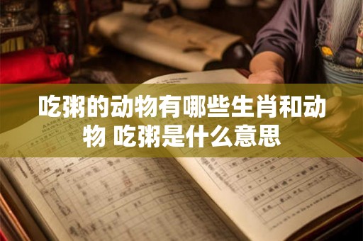 吃粥的动物有哪些生肖和动物 吃粥是什么意思