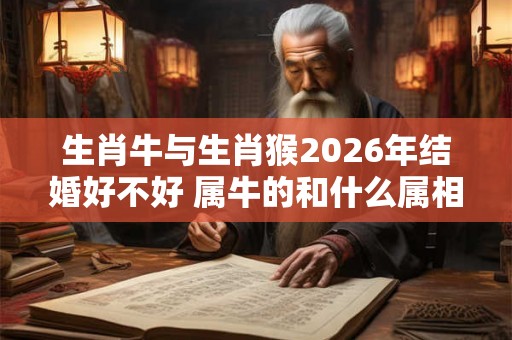 生肖牛与生肖猴2026年结婚好不好 属牛的和什么属相配 生肖牛与生肖猴2026年结婚好不好 属牛的和什么属相配