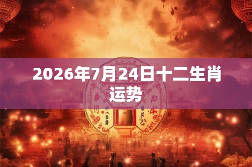 2026年7月24日十二生肖运势