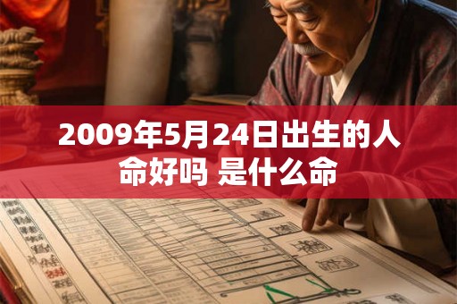 2009年5月24日出生的人命好吗 是什么命