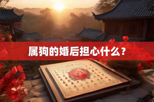 属狗的婚后担心什么？