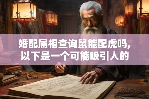 婚配属相查询鼠能配虎吗,以下是一个可能吸引人的
