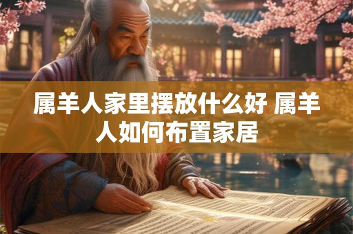 属羊人家里摆放什么好 属羊人如何布置家居 属羊人家里摆放什么好 属羊人如何布置家居
