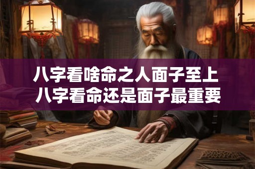 八字看啥命之人面子至上 八字看命还是面子最重要