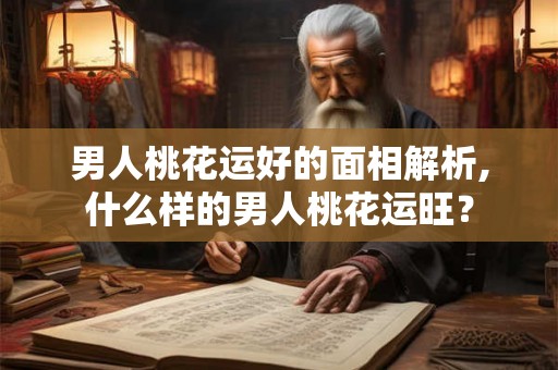 男人桃花运好的面相解析,什么样的男人桃花运旺？