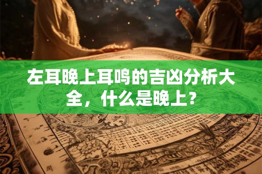 左耳晚上耳鸣的吉凶分析大全，什么是晚上？