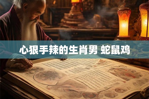 心狠手辣的生肖男 蛇鼠鸡