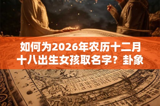 如何为2026年农历十二月十八出生女孩取名字?卦象好吗? 如何为2026年农历十二月十八出生女孩取名字?卦象好吗?