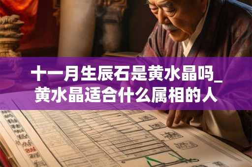 十一月生辰石是黄水晶吗_黄水晶适合什么属相的人