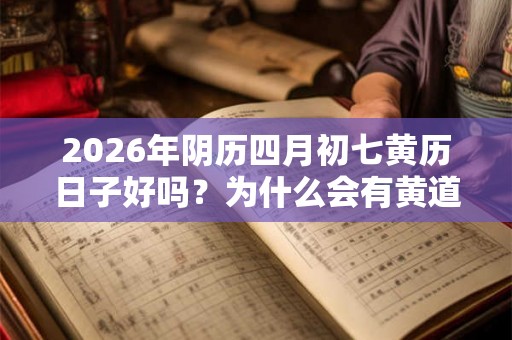 2026年阴历四月初七黄历日子好吗？为什么会有黄道吉日？