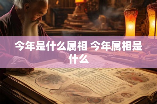 今年是什么属相 今年属相是什么