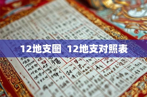 12地支图 12地支对照表 12地支图 12地支对照表