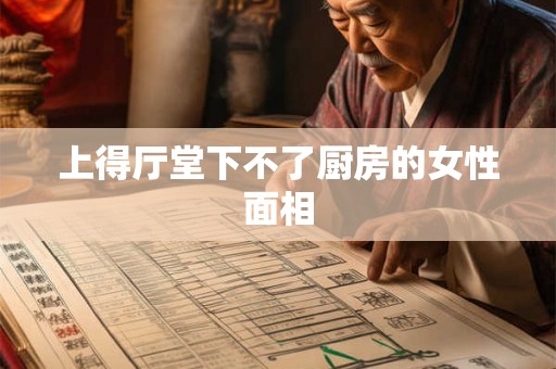 上得厅堂下不了厨房的女性面相