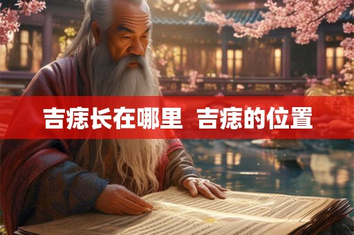 吉痣长在哪里  吉痣的位置