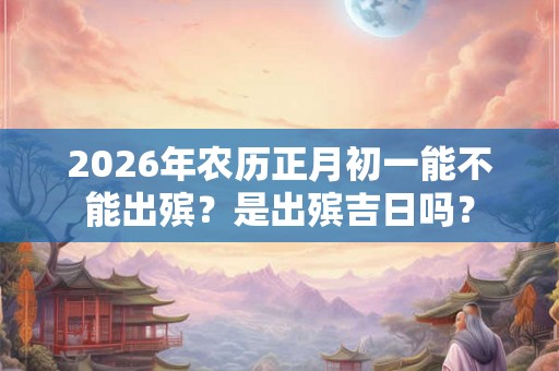 2026年农历正月初一能不能出殡？是出殡吉日吗？