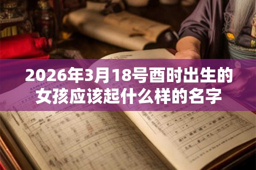 2026年3月18号酉时出生的女孩应该起什么样的名字 2026年3月18号酉时出生的女孩应该起什么样的名字