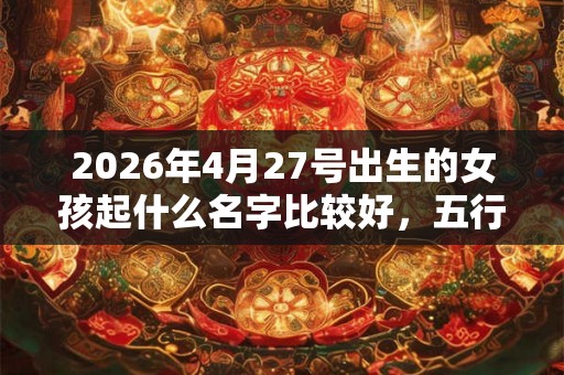 2026年4月27号出生的女孩起什么名字比较好，五行属什么