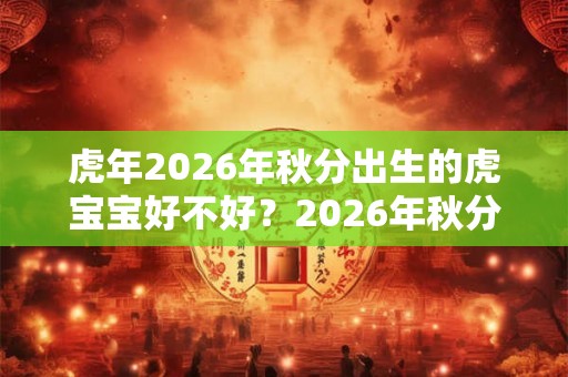 虎年2026年秋分出生的虎宝宝好不好？2026年秋分出生命理