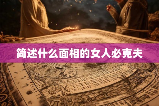 简述什么面相的女人必克夫 简述什么面相的女人必克夫