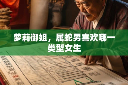萝莉御姐,属蛇男喜欢哪一类型女生 萝莉御姐,属蛇男喜欢哪一类型女生
