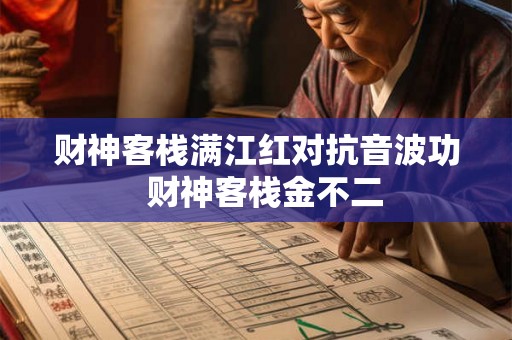 财神客栈满江红对抗音波功  财神客栈金不二