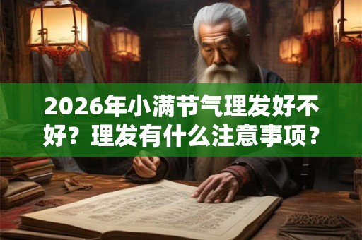 2026年小满节气理发好不好？理发有什么注意事项？