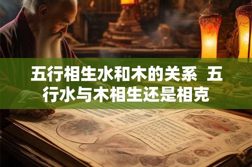 五行相生水和木的关系  五行水与木相生还是相克