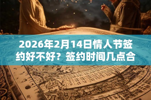 2026年2月14日情人节签约好不好？签约时间几点合适？
