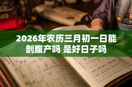 2026年农历三月初一日能剖腹产吗 是好日子吗