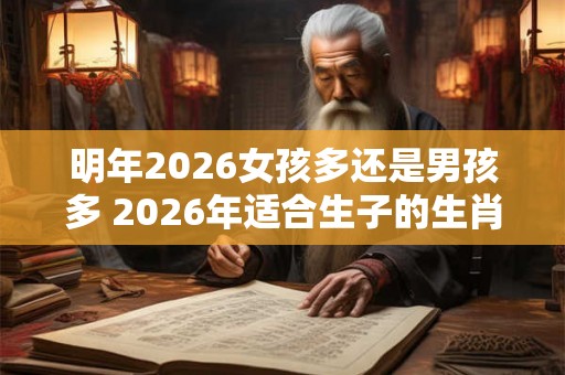 明年2026女孩多还是男孩多 2026年适合生子的生肖