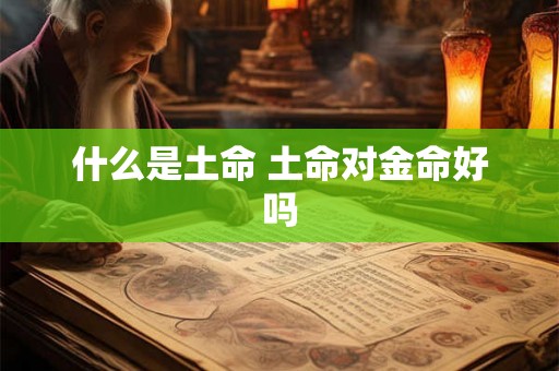 什么是土命 土命对金命好吗