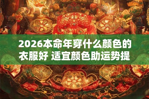 2026本命年穿什么颜色的衣服好 适宜颜色助运势提升