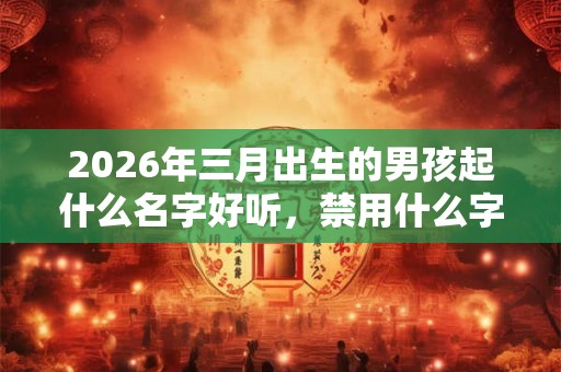 2026年三月出生的男孩起什么名字好听,禁用什么字 2026年三月出生的男孩起什么名字好听,禁用什么字