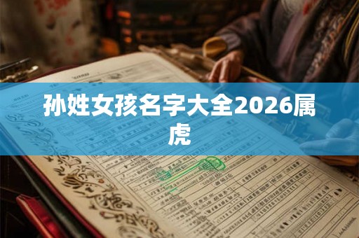 孙姓女孩名字大全2026属虎 孙姓女孩名字大全2026属虎