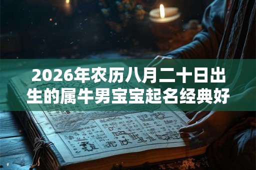 2026年农历八月二十日出生的属牛男宝宝起名经典好名字 2026年农历八月二十日出生的属牛男宝宝起名经典好名字