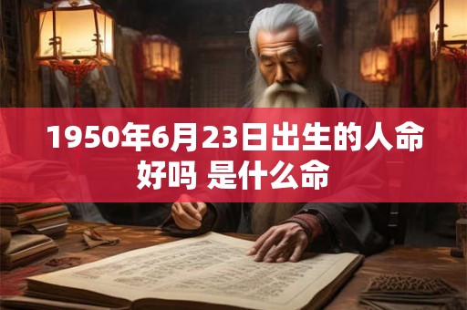 1950年6月23日出生的人命好吗 是什么命