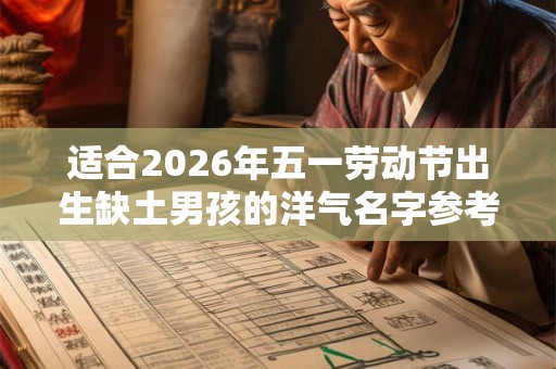 适合2026年五一劳动节出生缺土男孩的洋气名字参考