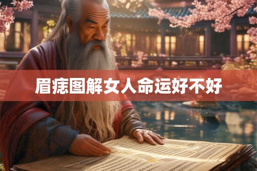 眉痣图解女人命运好不好