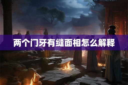 两个门牙有缝面相怎么解释