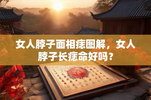 女人脖子面相痣图解，女人脖子长痣命好吗？