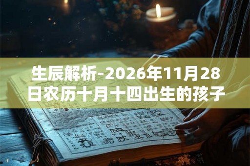 生辰解析-2026年11月28日农历十月十四出生的孩子八字起名 生辰解析-2026年11月28日农历十月十四出生的孩子八字起名
