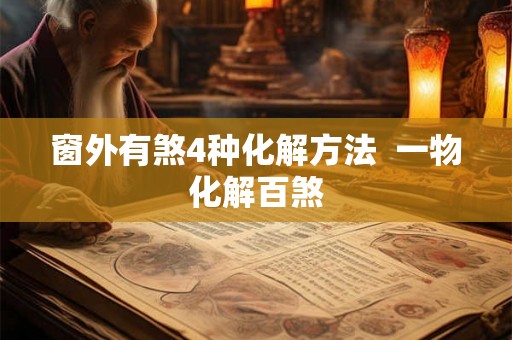 窗外有煞4种化解方法 一物化解百煞 窗外有煞4种化解方法 一物化解百煞