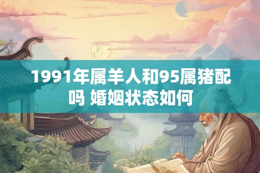 1991年属羊人和95属猪配吗 婚姻状态如何