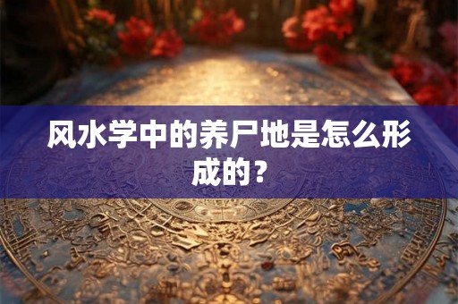 风水学中的养尸地是怎么形成的? 风水学中的养尸地是怎么形成的?