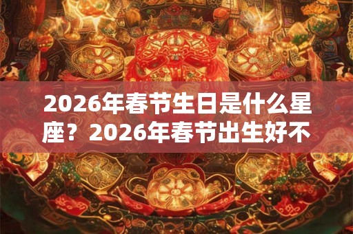 2026年春节生日是什么星座？2026年春节出生好不好？