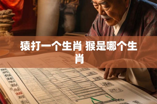 猿打一个生肖 猴是哪个生肖