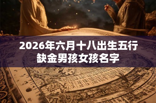 2026年六月十八出生五行缺金男孩女孩名字 2026年六月十八出生五行缺金男孩女孩名字