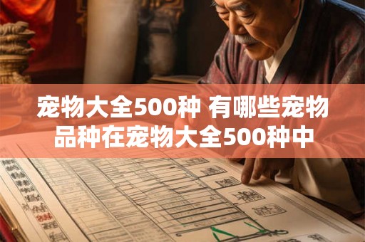 宠物大全500种 有哪些宠物品种在宠物大全500种中